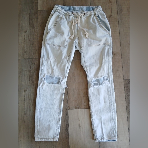 ONE TEASPOON Shabbies Drawstring boyfriend jeans. Size XXS - Picture 2 of 5